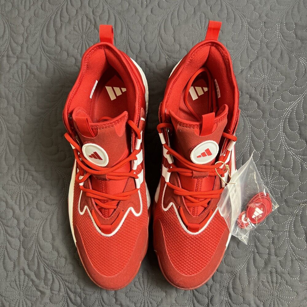 Adidas Basketball Shoes Unisex Red SZ 14 Men/15 Women SM BYW Select Lightstrike